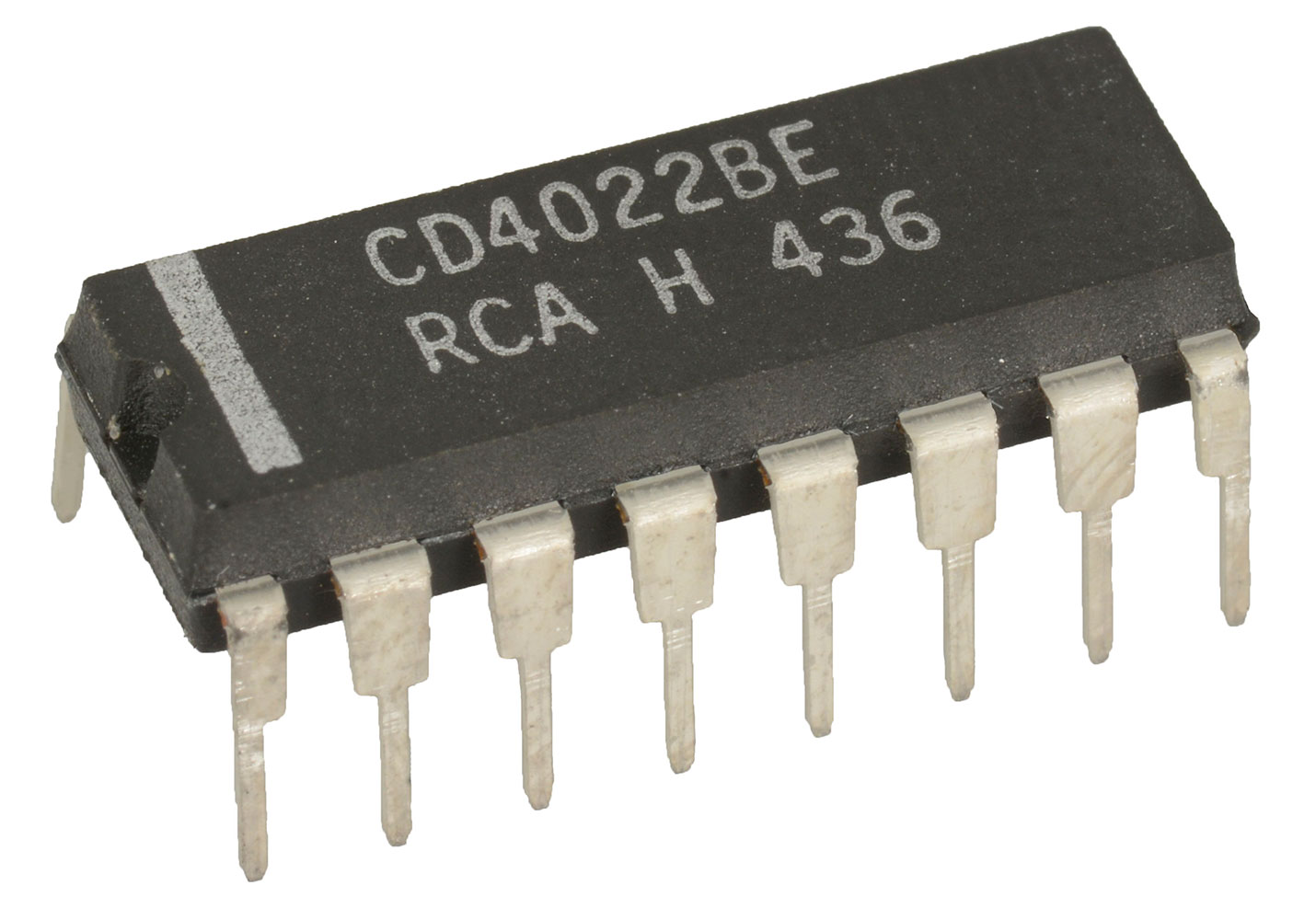 IC CD4022 CMOS Octal Counter with 8 Decoded Outputs