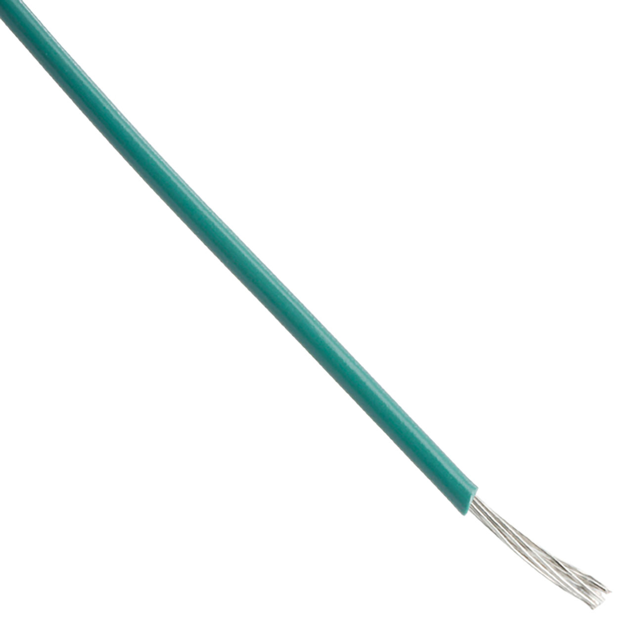 Hook-Up Wire 10 AWG Stranded Green PVC Jacket 100 Feet