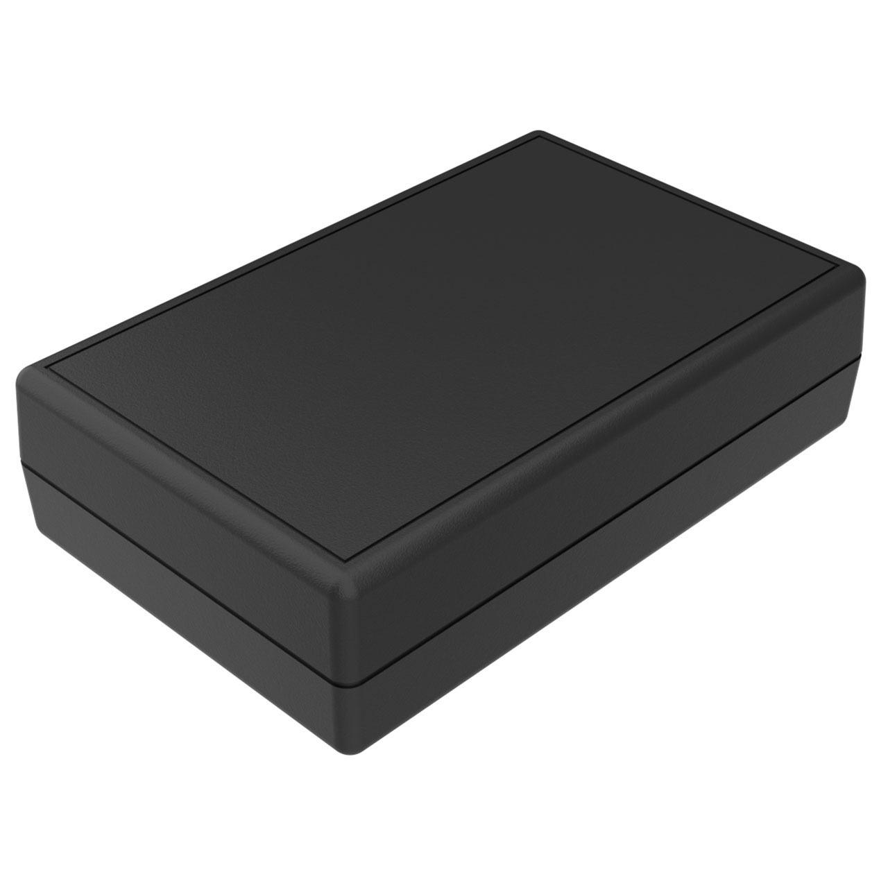 ABS Plastic Pocket Enclosure 2.4 x 3.75 x 1 Inches Black