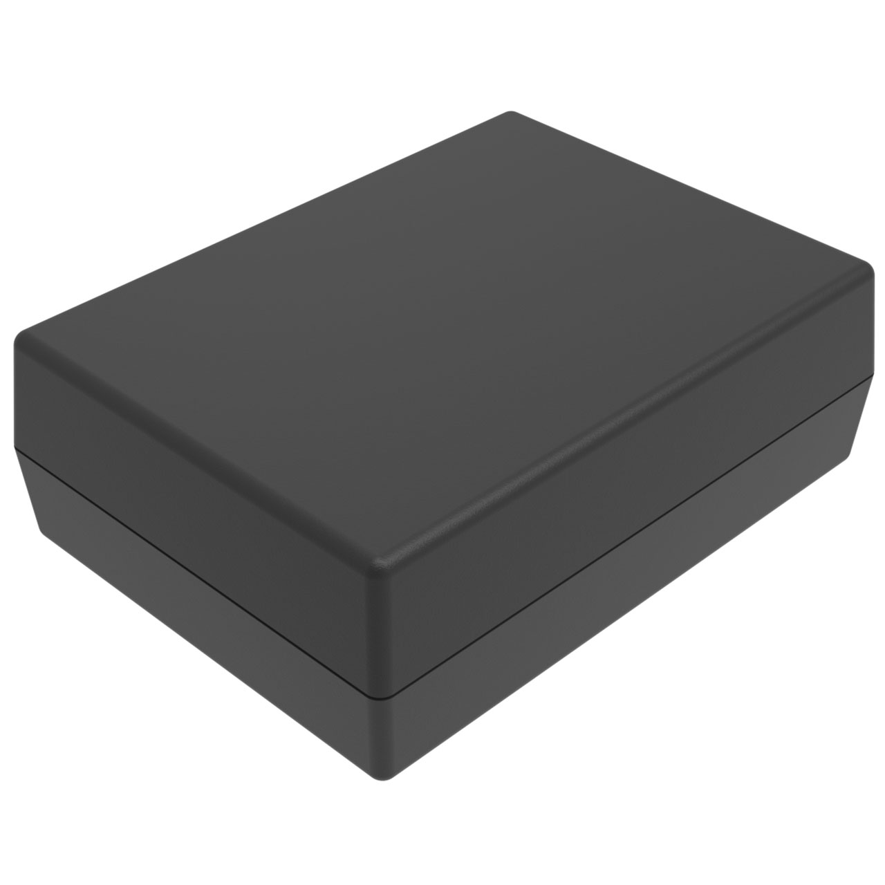 Enclosure Black ABS Handheld Split Sides 4.380"L x 3.250"W x 1.500"H