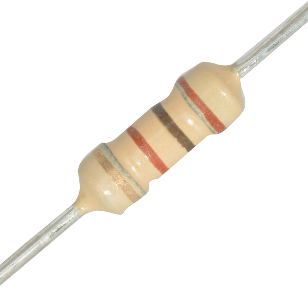 Carbon Film Resistor 100 Ohm 5% 1/4 Watt (250mW)