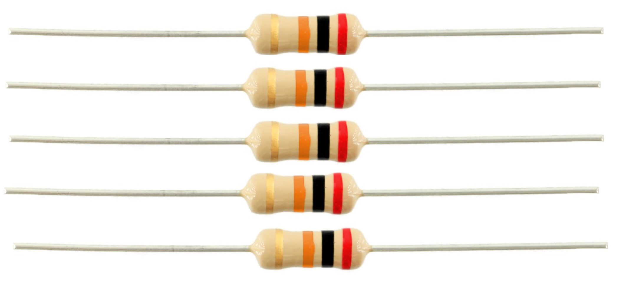Resistor Carbon Film 20k Ohm 1/4 Watt 5%