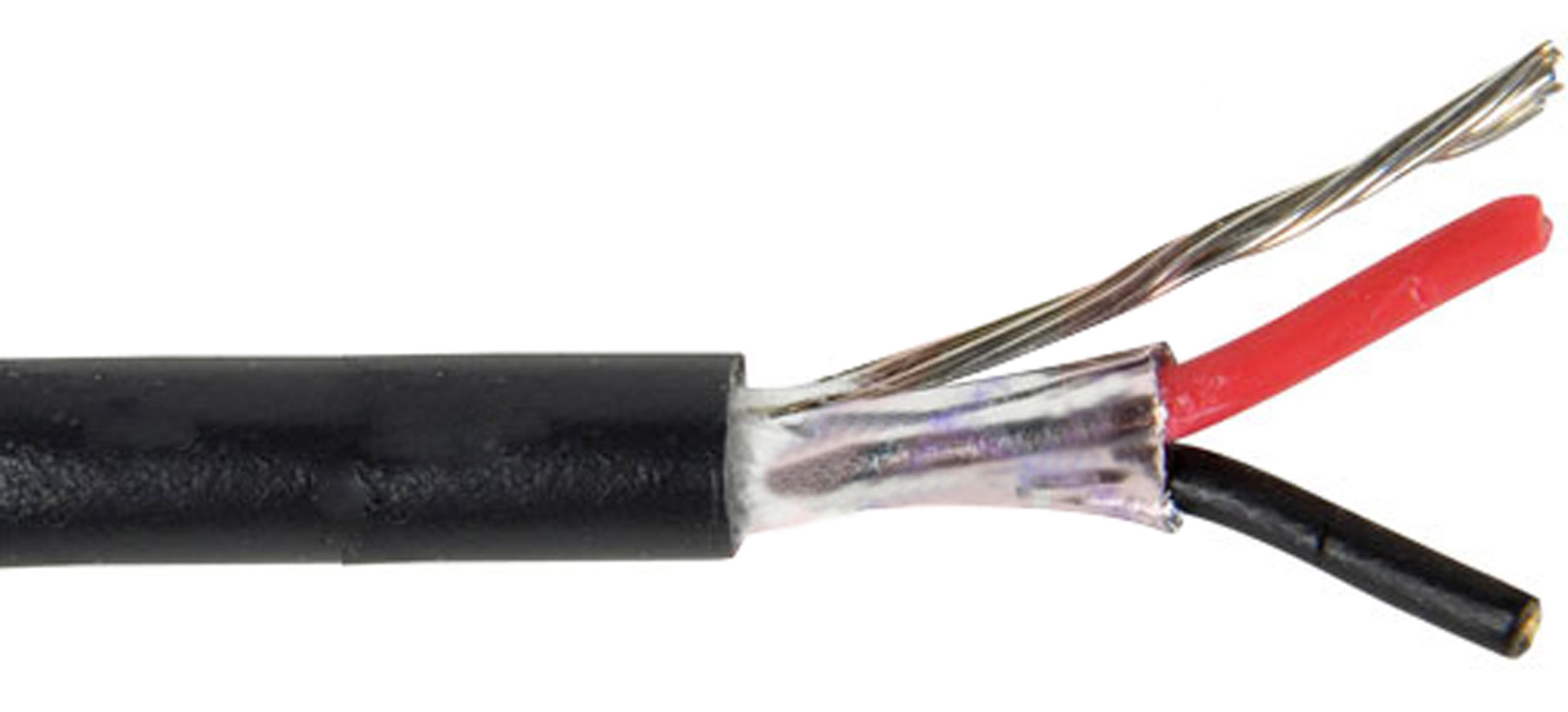 22 AWG 2 Conductor Shielded Cable 100 Feet