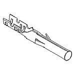 Contact Socket Crimp Straight Cable Mount 24-30 AWG