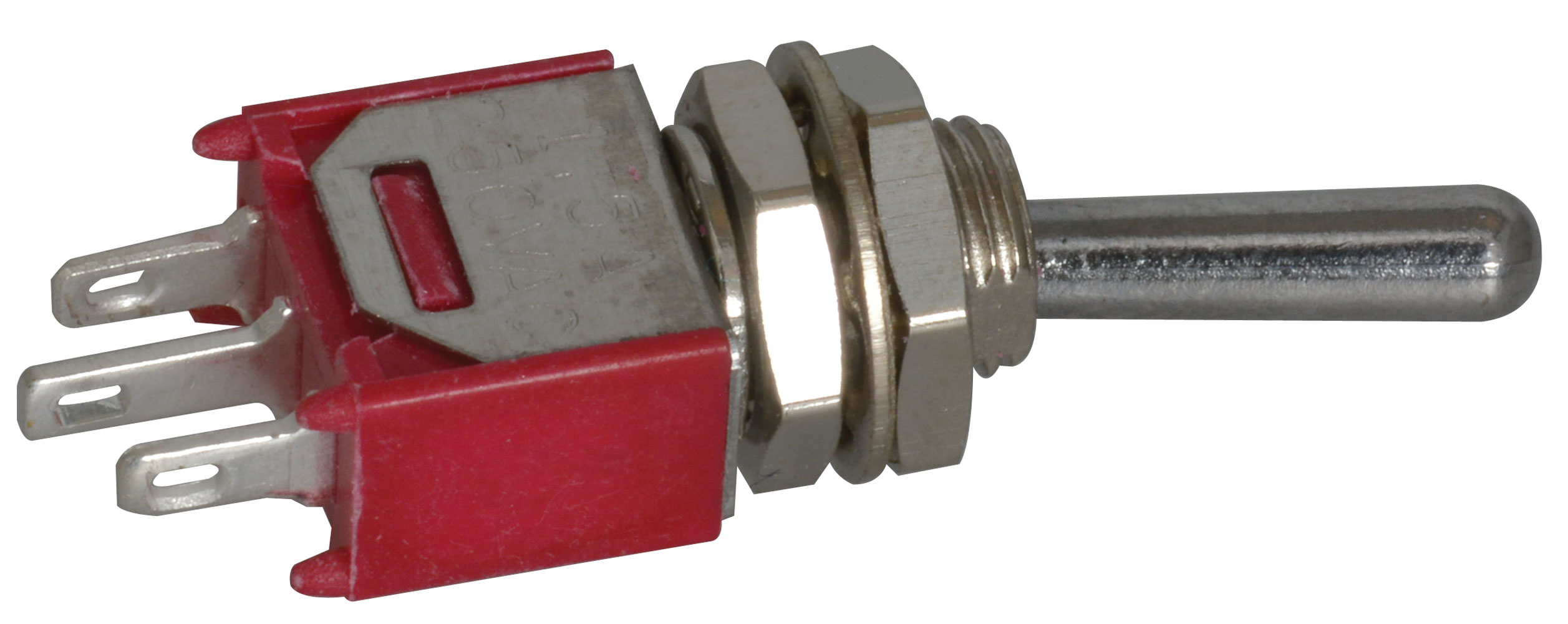 Sub-Miniature Toggle Switch SPDT ON-ON Solder 3A 125VAC 7-32 Inch Mounting