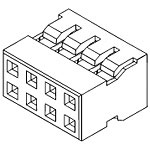 Connector Housing Receptacle 18 Position 2 mm Crimp Straight Cable Mount Milli-Grid&trade;
