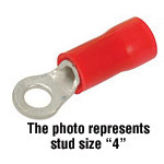 Ring Tongue Terminal 16-22AWG 21.74mm 7.92 mm Tin