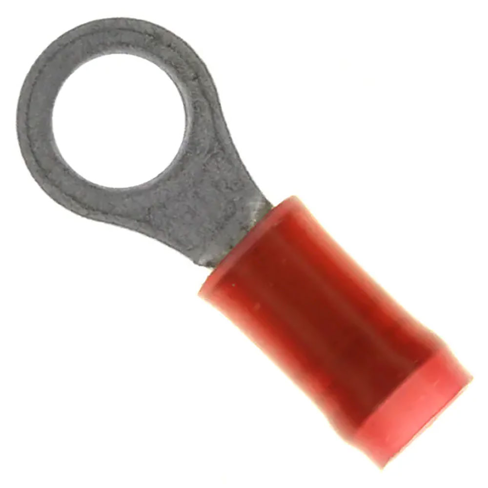 Ring Tongue Terminal 16-22 AWG 21.44mm 7.92mm Tin Tape