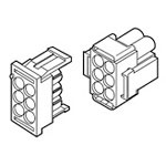 Connector Housing PL 12 Position 6.35mm Straight Cable Mount Bulk