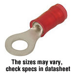 Ring Tongue Terminal 16-22 AWG 30.94mm 13.49mm Tin Loose Piece