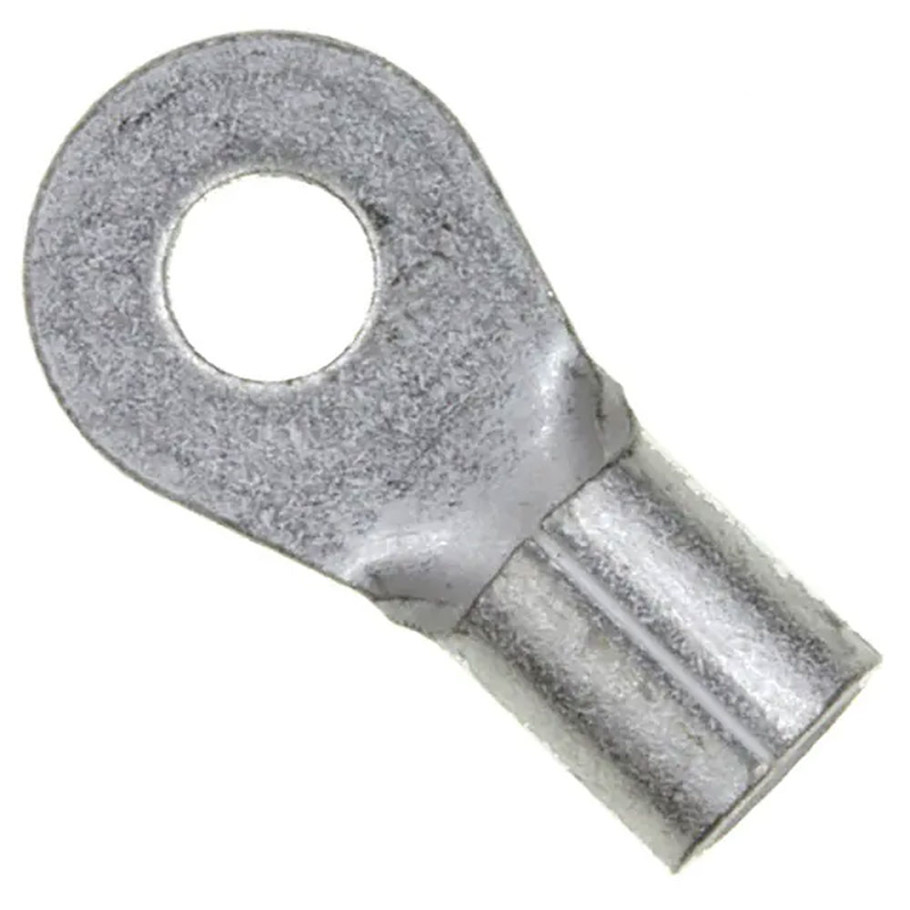 Ring Terminal 10 Stud Circular 8 AWG Crimp Non-Insulated Loose Piece