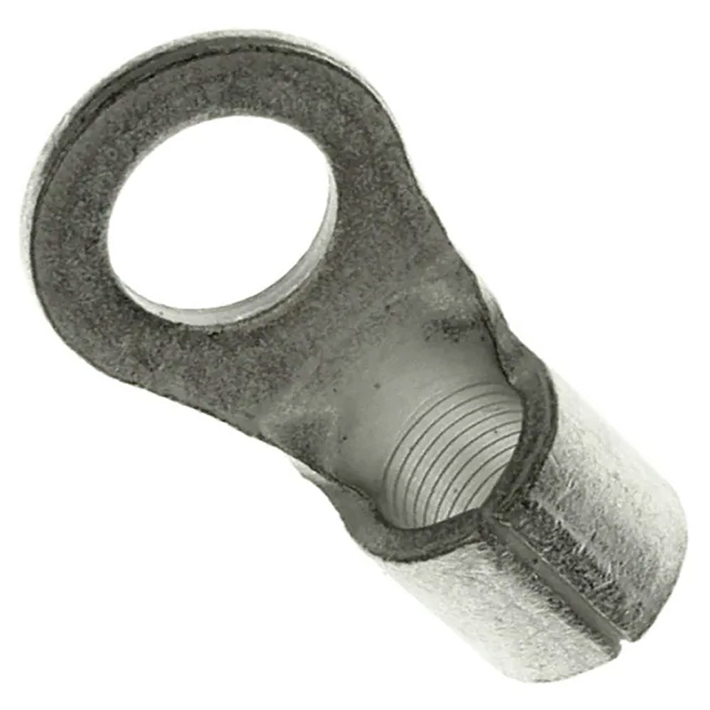 Ring Terminal 3/8 Stud Circular 4 AWG Crimp Non-Insulated Loose Piece