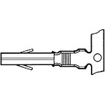 Contact Socket Crimp Straight Cable Mount Strip