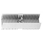 Connector Hard Metric PL 154 Position 2 mm Press Fit Straight Thru-Hole