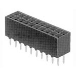 Connector Socket Strip Receptacle 10 Position 2.54mm Solder Straight Through Hole Gang Of Tubes