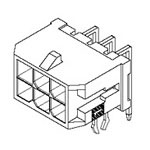 Connector Wire to Board Header 2 Position 3mm Solder Right Angle Thru-Hole Tray