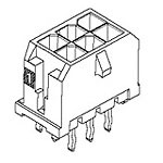 Connector Wire to Board Header 8 Position 3mm Solder Straight Thru-Hole Tray