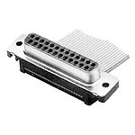 Connector D-Subminiature Socket 37 Position 2.77 mm IDT Right Angle Cable Mount 37 Terminal 1 Port